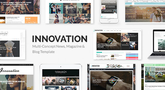 Innovation: News, Magazine & Blog WordPress Theme