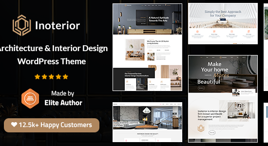 Inoterior - Chủ đề WordPress dành cho nhà thiết kế kiến ​​trúc và nội thất + RTL