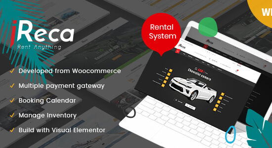 Ireca - Chủ đề WordPress cho thuê xe, thuyền, xe đạp, xe cộ, lịch