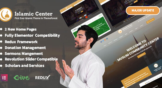 Islamic Center -  WordPress Religious Theme