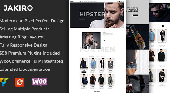 Jakiro - Chủ đề WordPress cho cửa hàng thời trang