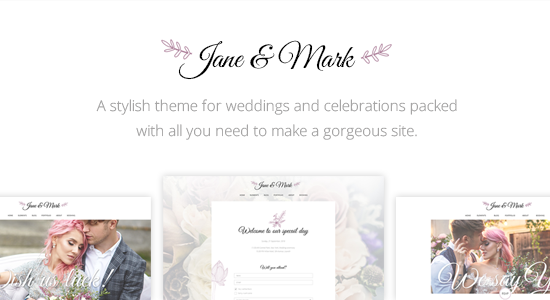 Jane & Mark - Wedding Theme