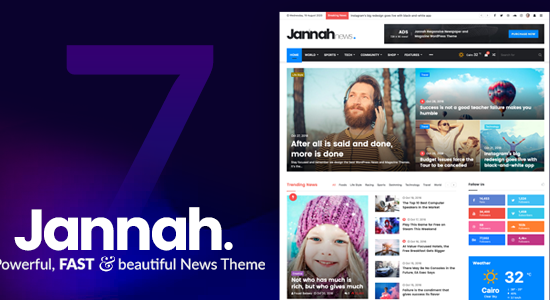 Jannah - Newspaper Magazine News BuddyPress WordPress Theme