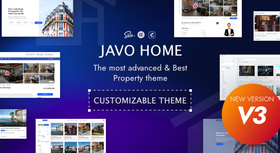 Javo Home - Real Estate, Property WordPress Theme