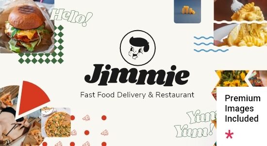 Jimmie - Giao đồ ăn nhanh và chủ đề nhà hàng