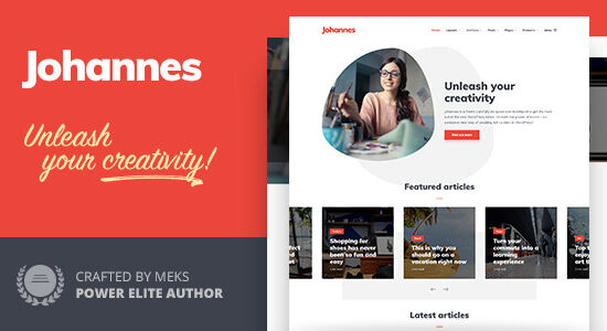 Johannes - Personal Blog Theme for Authors and Publishers