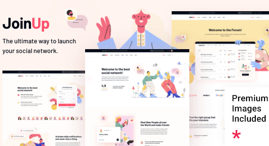 Join Up - BuddyPress Community Theme