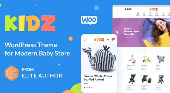 KIDZ - Kids Store and Baby Shop Theme