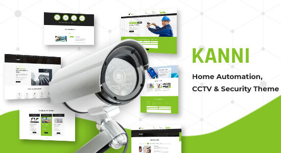 Kanni - Home Automation, CCTV Security WordPress Theme