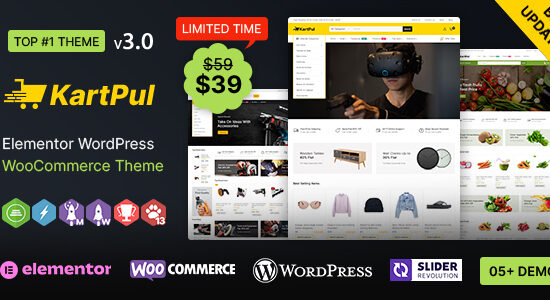 KartPul WP - Elementor Multi-purpose WooCommerce Theme