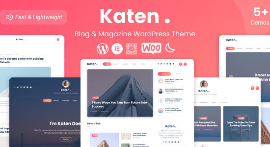 Katen - Blog & Magazine WordPress Theme