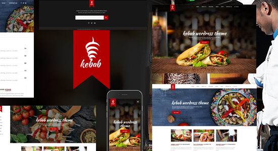 Kebab - Nhà hàng, Chủ đề WordPress thức ăn nhanh