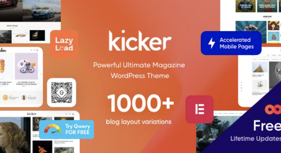 Kicker - Blog Magazine Theme