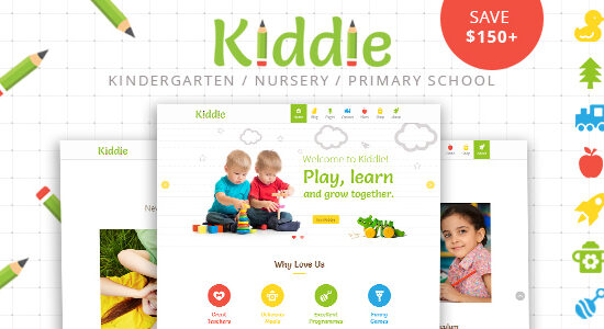 Kiddie - Kindergarten WordPress Theme