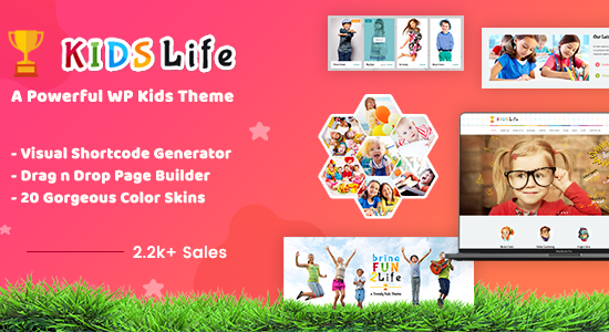 Kids Life | Children School WordPress