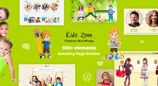 Kids Zone - Children WordPress Theme