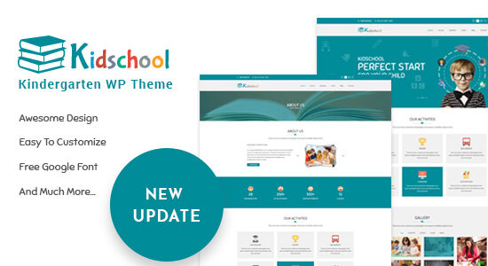 Kidschool - Chủ đề WordPress cho trường mẫu giáo