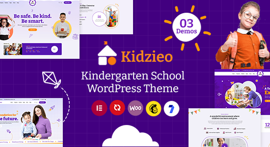 Kidzieo - Chủ đề WordPress cho trường mẫu giáo