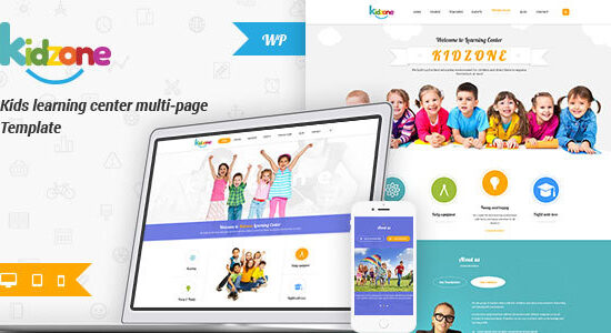 Kidzone - Children Kindergarten Wordpress Theme