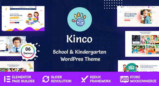 Kinco - Chủ đề WordPress cho trường mẫu giáo