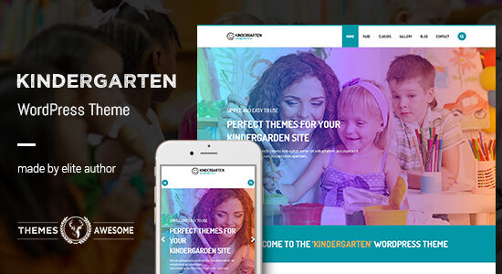 Kindergarten WordPress Theme for Children School