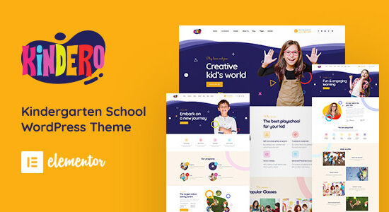 Kindero - Kindergarten School WordPress Theme