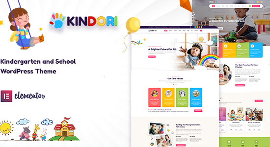 Kindori - School Kindergarten WordPress Theme