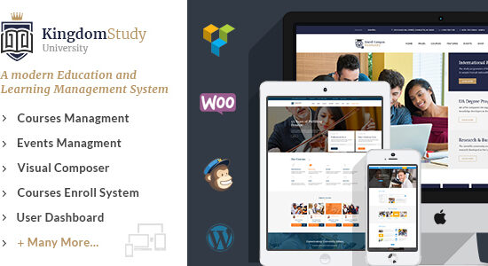 Kingdom Study - WP Learning Management System WordPress Theme