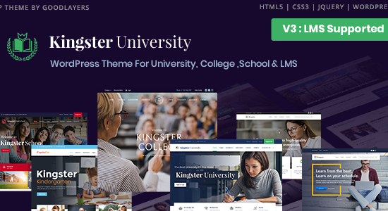 Kingster - Education, School WordPress