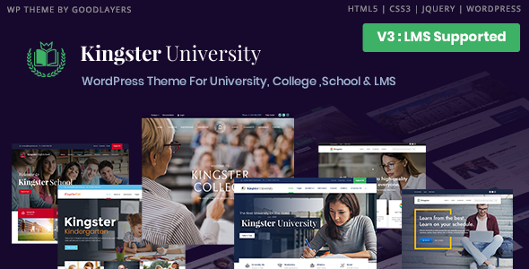 Kingster - Education, School WordPress