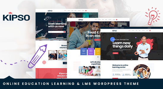 Kipso - Chủ đề WordPress LMS Giáo dục