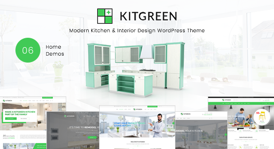 KitGreen - Chủ đề WordPress Thiết kế Nội thất và Nhà bếp