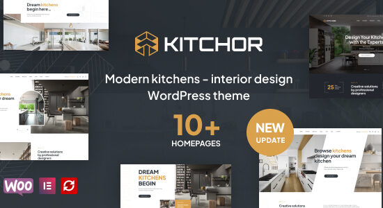 Kitchor - Chủ đề WordPress thiết kế nội thất