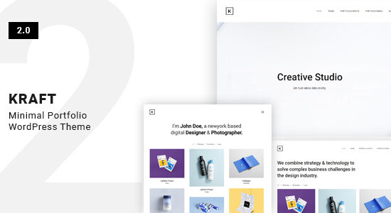 Kraft - Chủ đề WordPress Minimal Portfolio