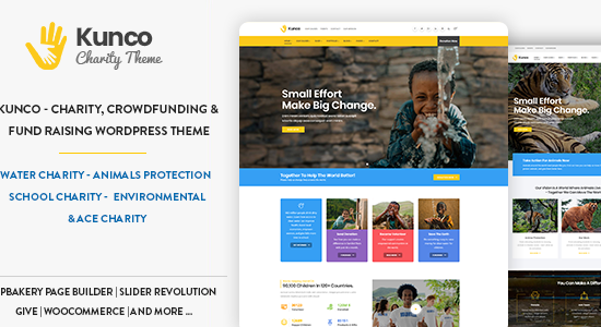 Kunco - Charity & Fundraising WordPress Theme