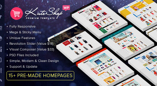 KuteShop - Fashion, Electronics & Marketplace Elementor WooCommerce Theme (RTL Supported)