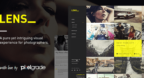 LENS - An Enjoyable Photography WordPress Theme