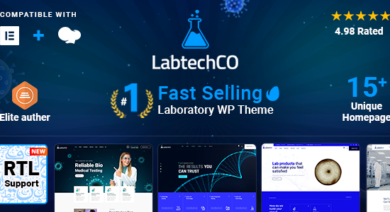 LabtechCO | Chủ đề WordPress Nghiên cứu Khoa học & Phòng thí nghiệm