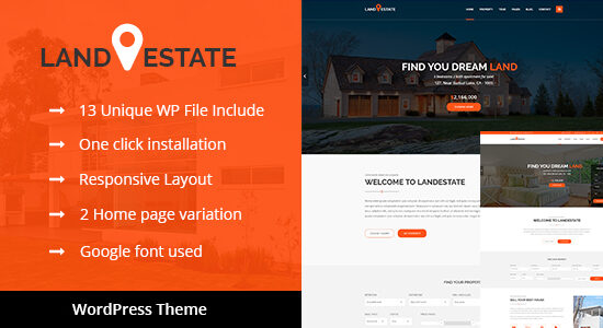 Land Estate - Real Estate WordPress Theme