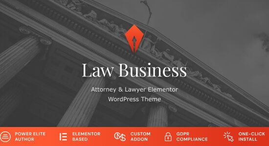 LawBusiness - Attorney & Lawyer WordPress Theme