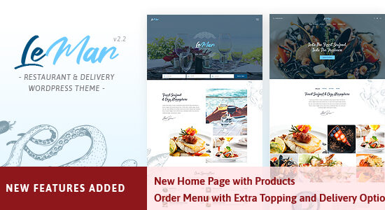 LeMar - Chủ đề WordPress Nhà hàng hải sản