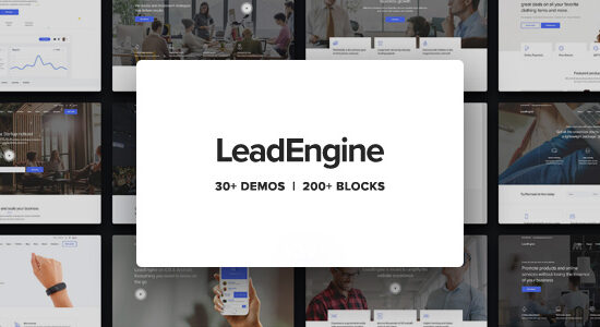 LeadEngine - Multi-Purpose WordPress Theme with Page Builder