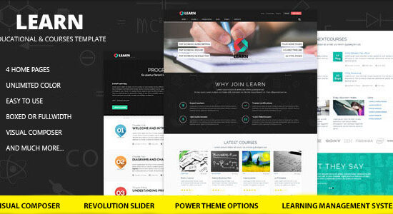 Learn - Education, eLearning WordPress Theme