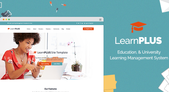 LearnPLUS | Education LMS Responsive Theme | Education