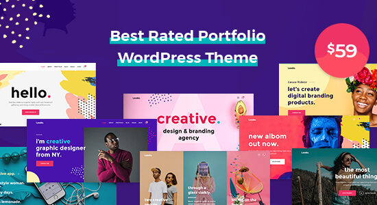 Leedo – Modern, Colorful & Creative Portfolio WordPress Theme