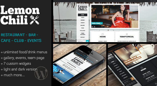 LemonChili - A Restaurant WordPress Theme