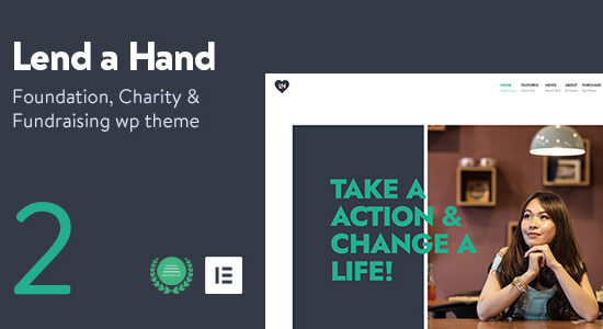 Lend a Hand - Chủ đề WordPress của Quỹ và Từ thiện