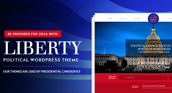 Liberty - Your Political WordPress Theme