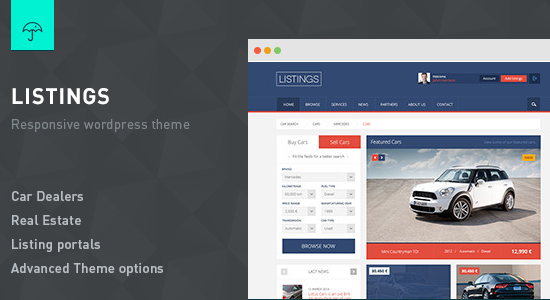 Listings - WordPress Responsive Listings Theme