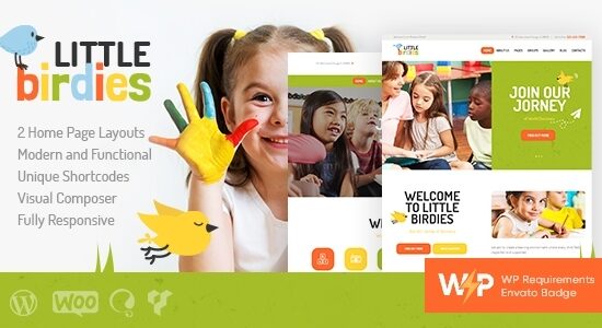 Little Birdies | Chủ đề WordPress cho trẻ mẫu giáo